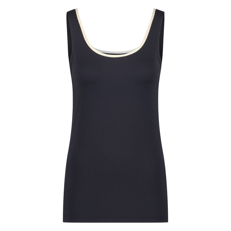 Juba Singlet | Navy/Gold