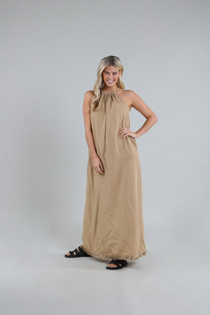 Adalyn Dress Robe Camel