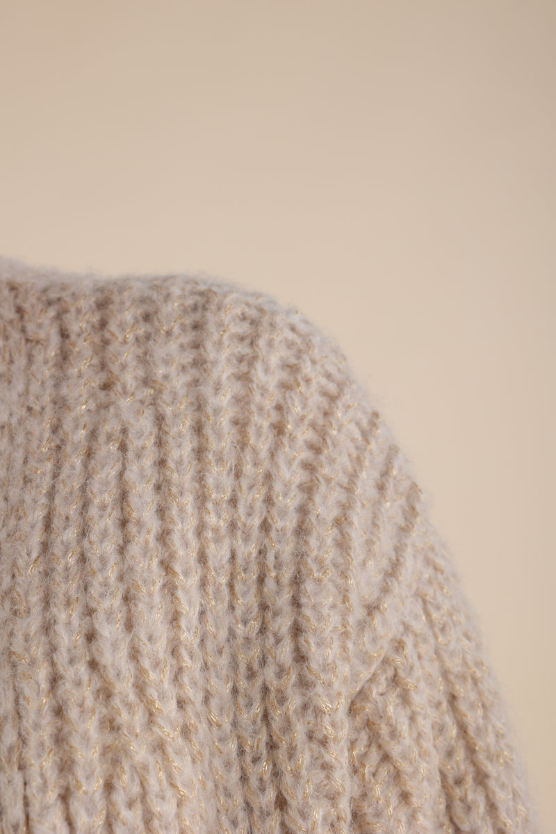 Bar Cardigan Gold