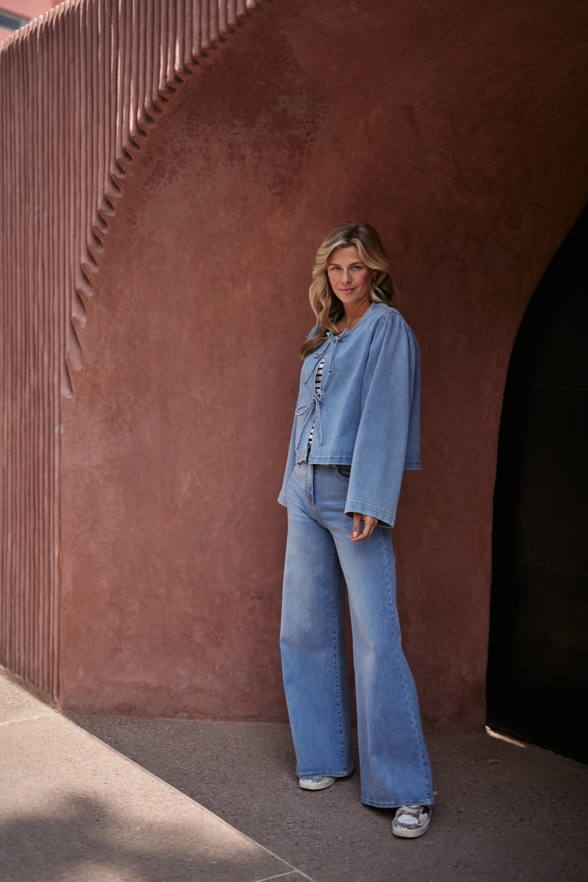 Ruby Pants | Bleached Denim