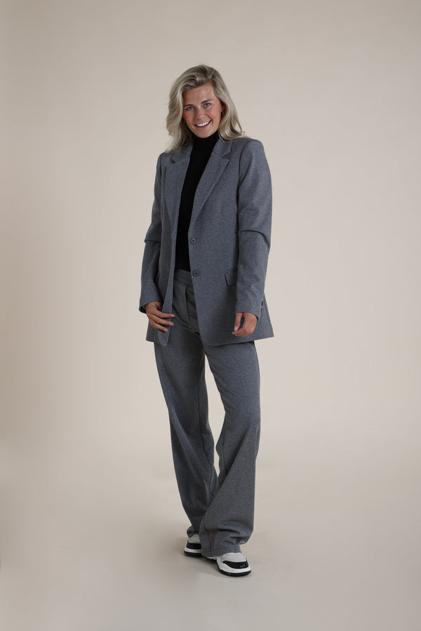 Close Jacket Lurex Silver