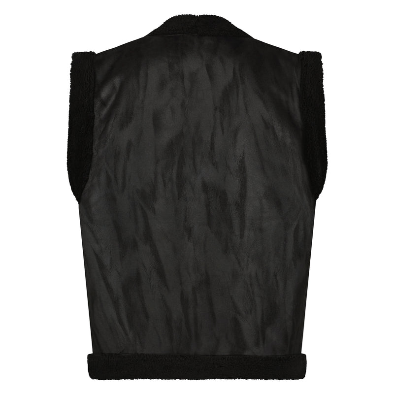 Elise Teddy Gilet Black