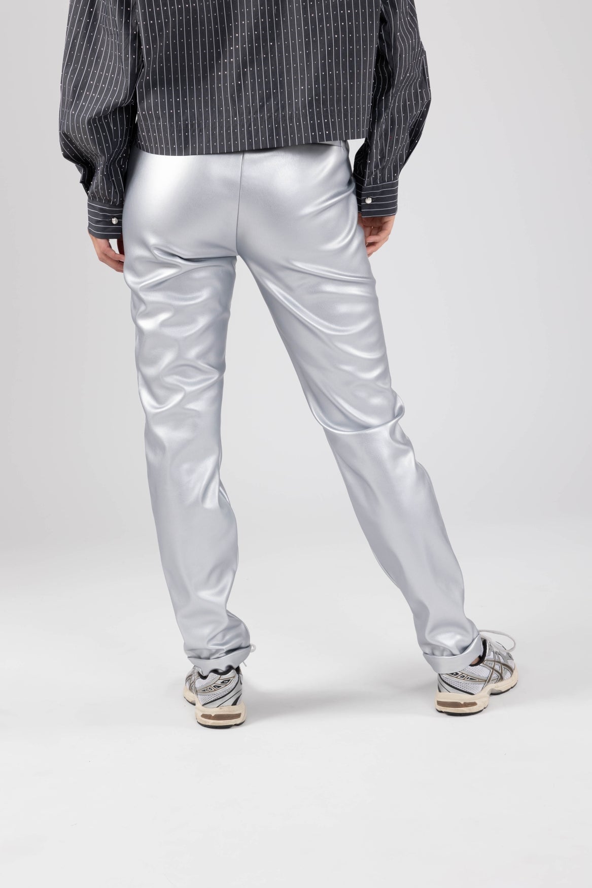 Roos Pants PU | Silver