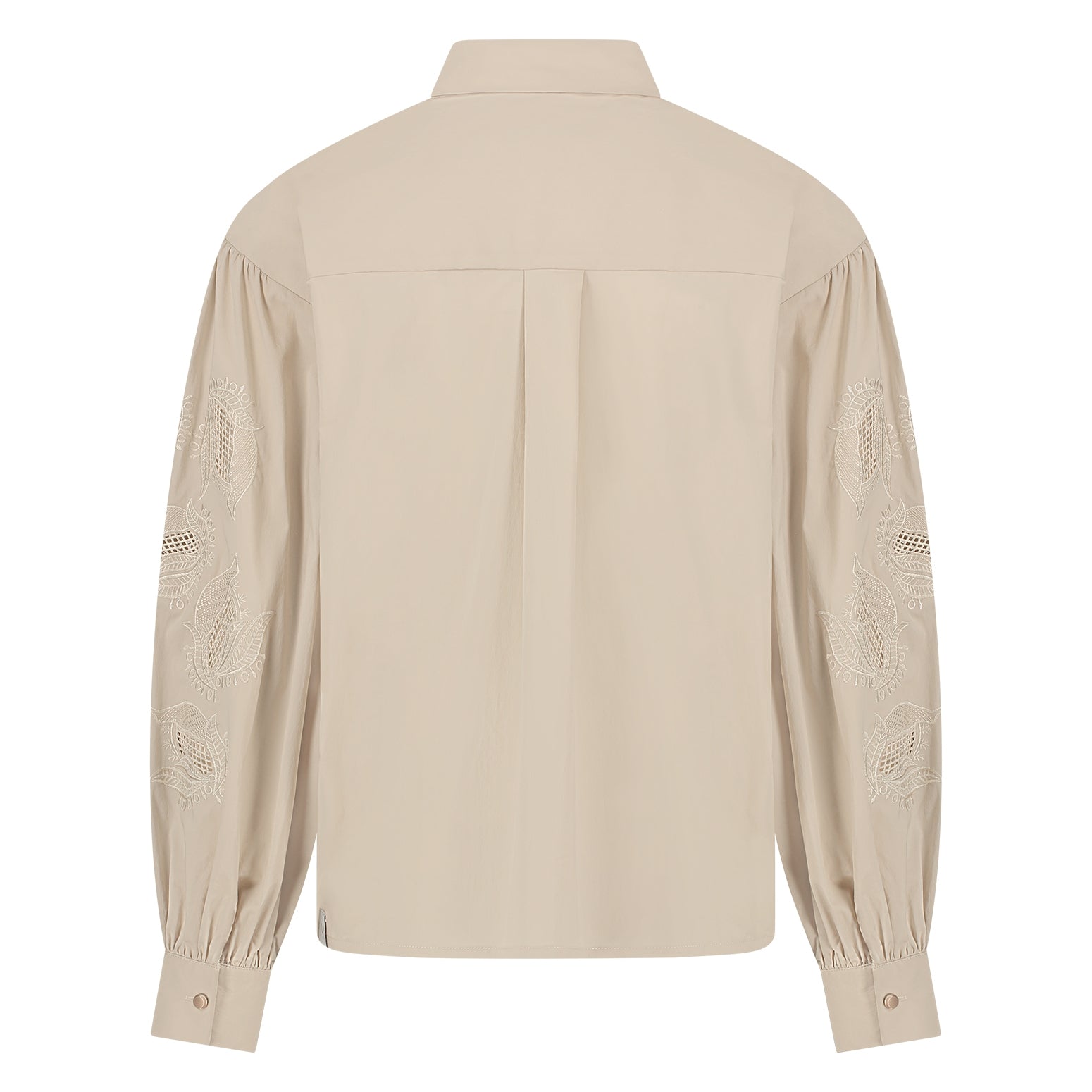 Milano Blouse Embroidery | Sand