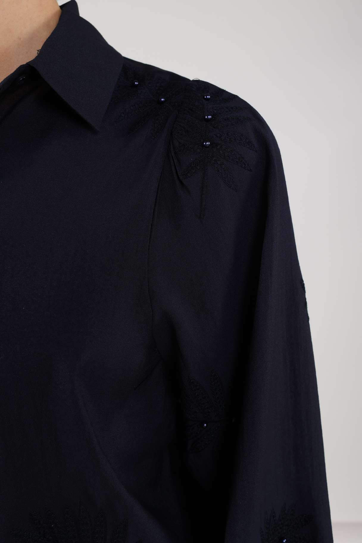 Milanova Blouse Pearl | Navy