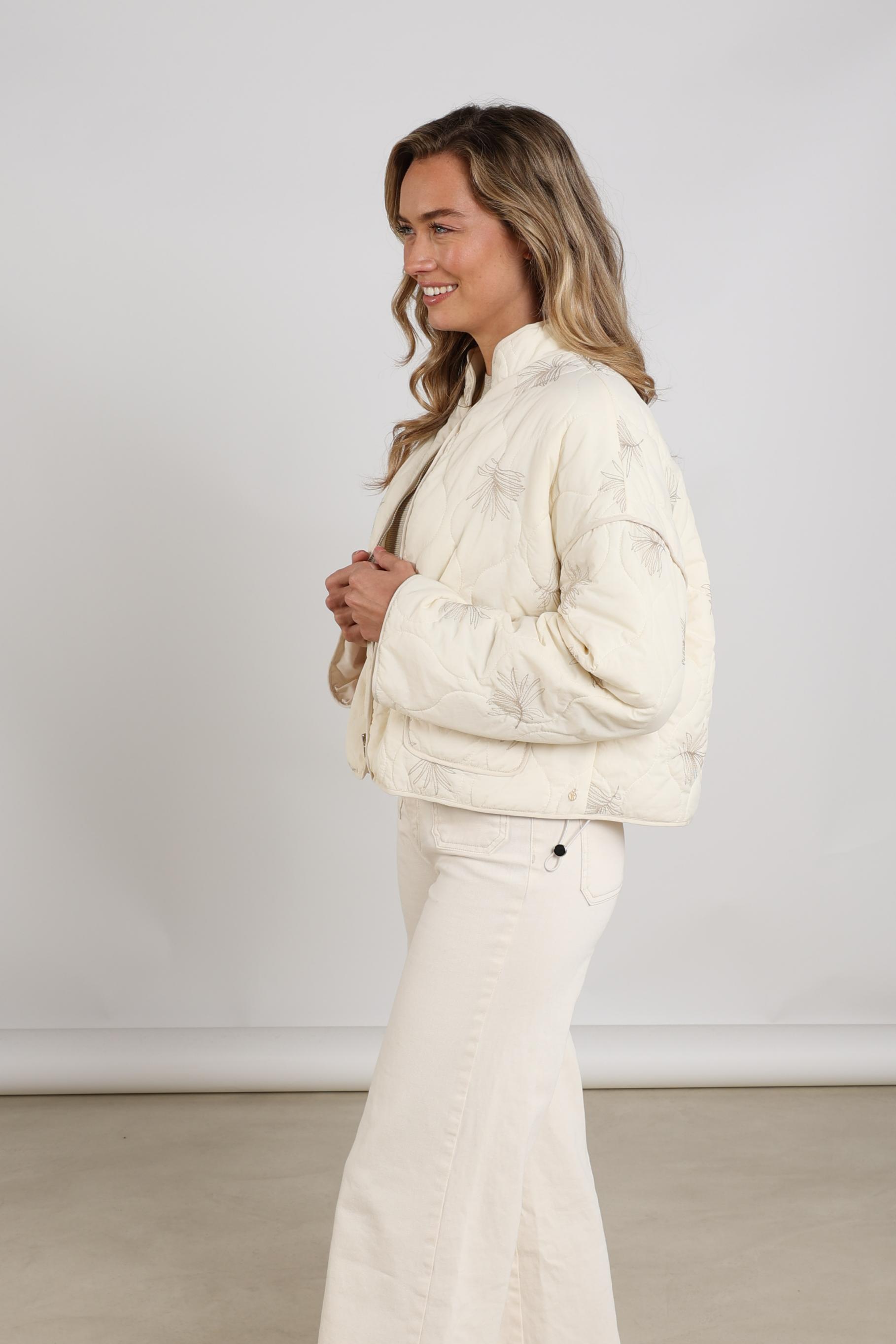 Jane Jacket Embroidery | Sand