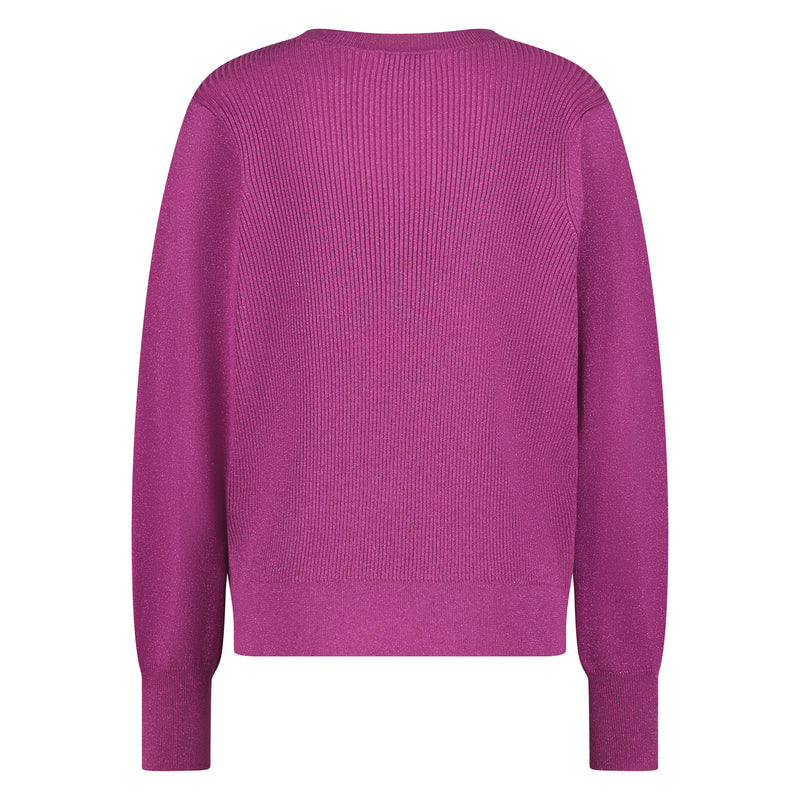 Jane Pullover Lurex Magenta