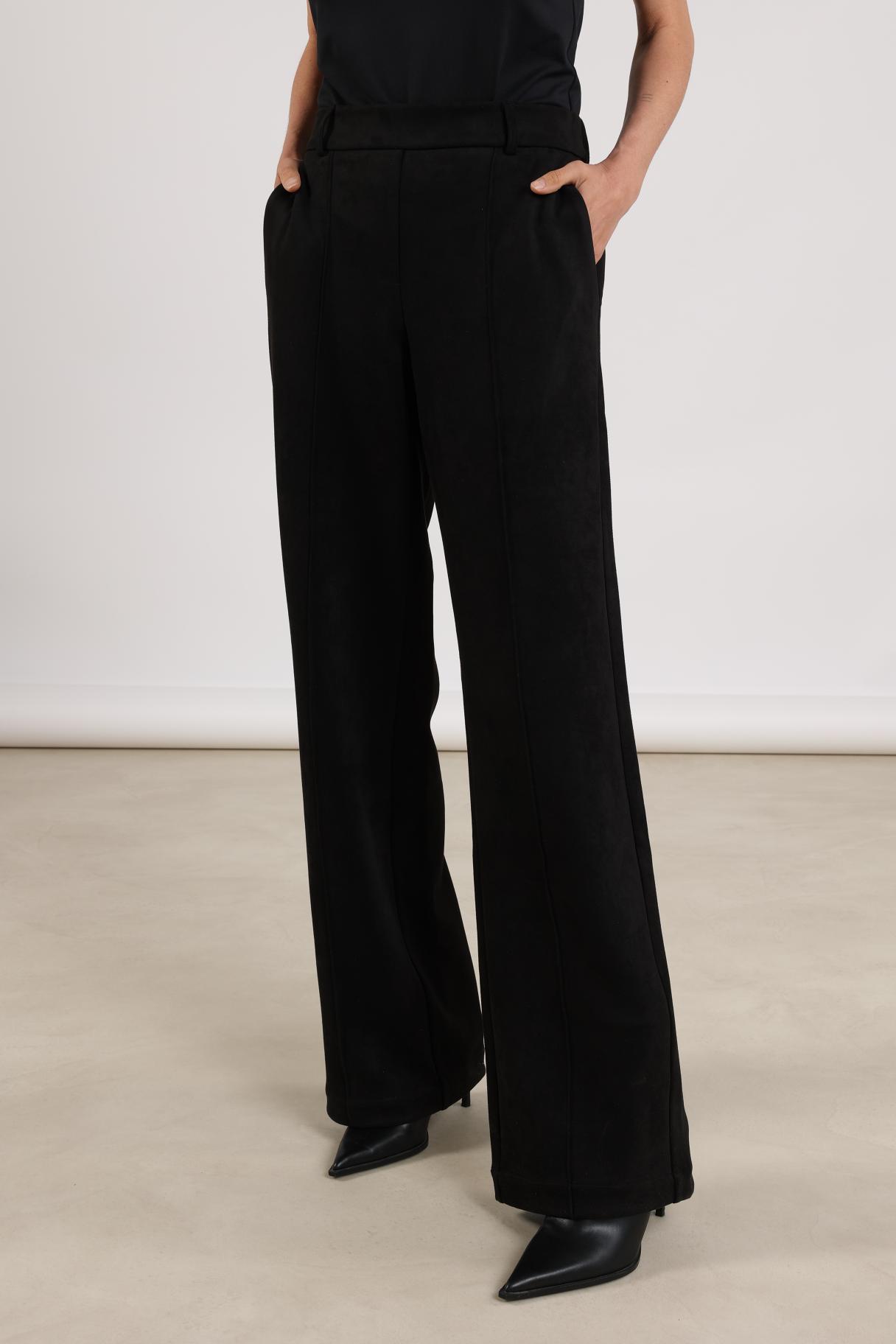 Jill Pants Suedine | Black