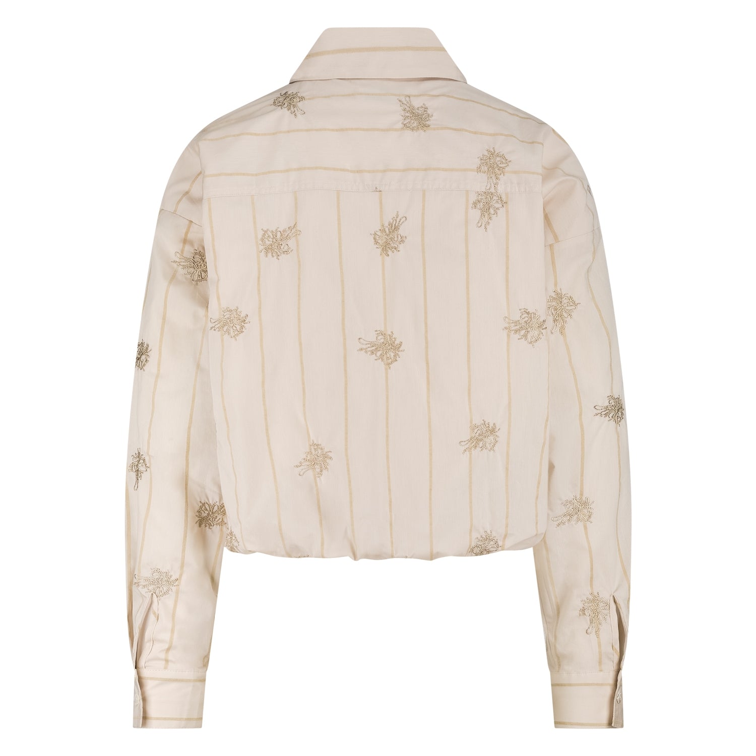 Lara Blouse Embroidery | Sand