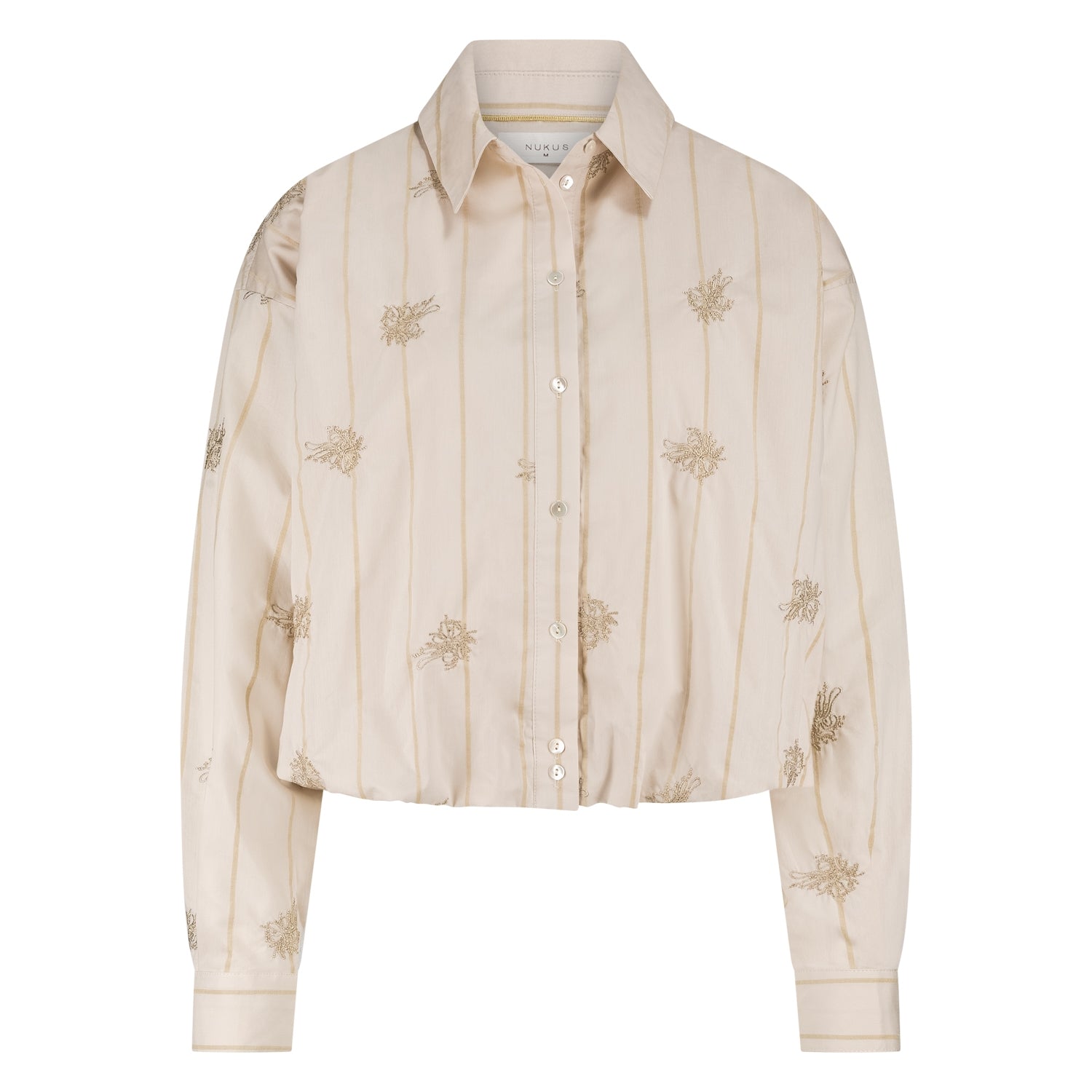 Lara Blouse Embroidery | Sand
