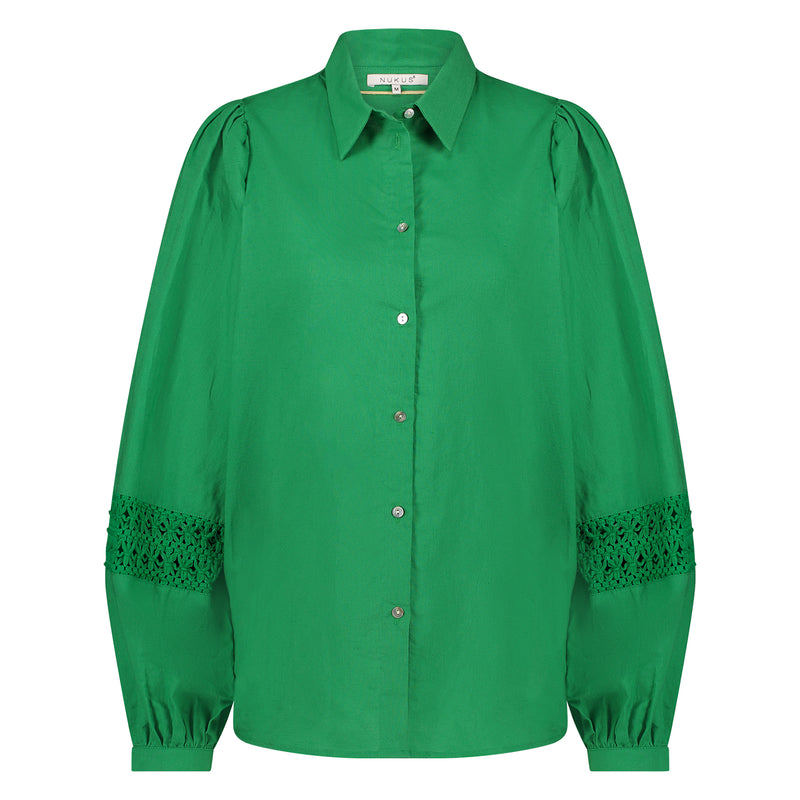 Lettie Blouse Embroidery Green