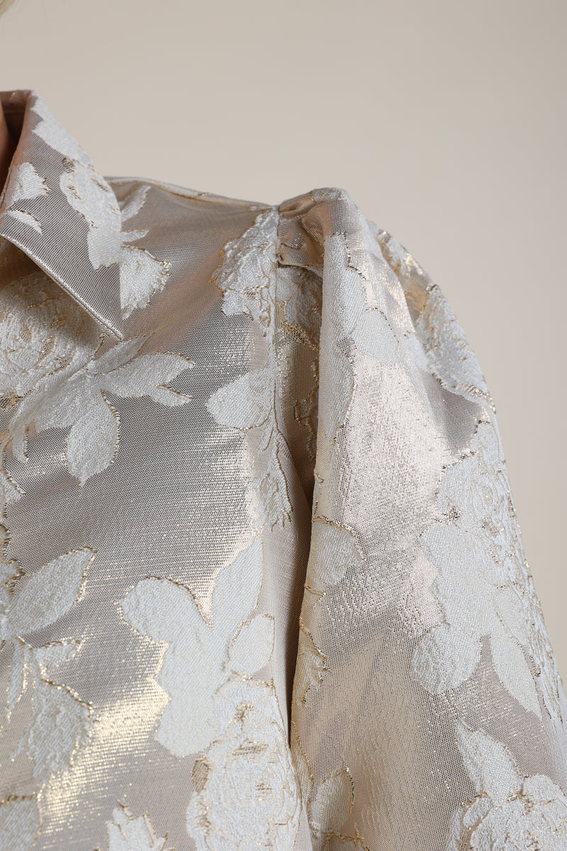 Lettie Blouse Gold/Off White