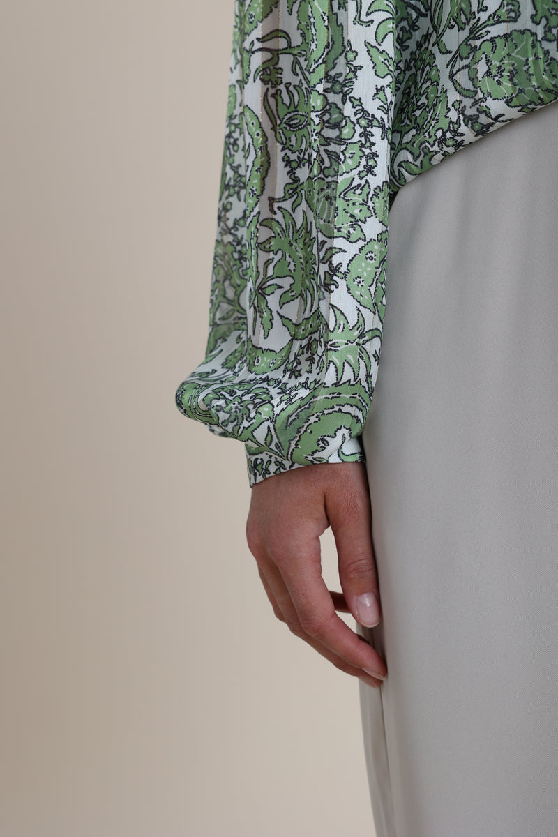 Lettie Blouse Valerie Herbal Garden