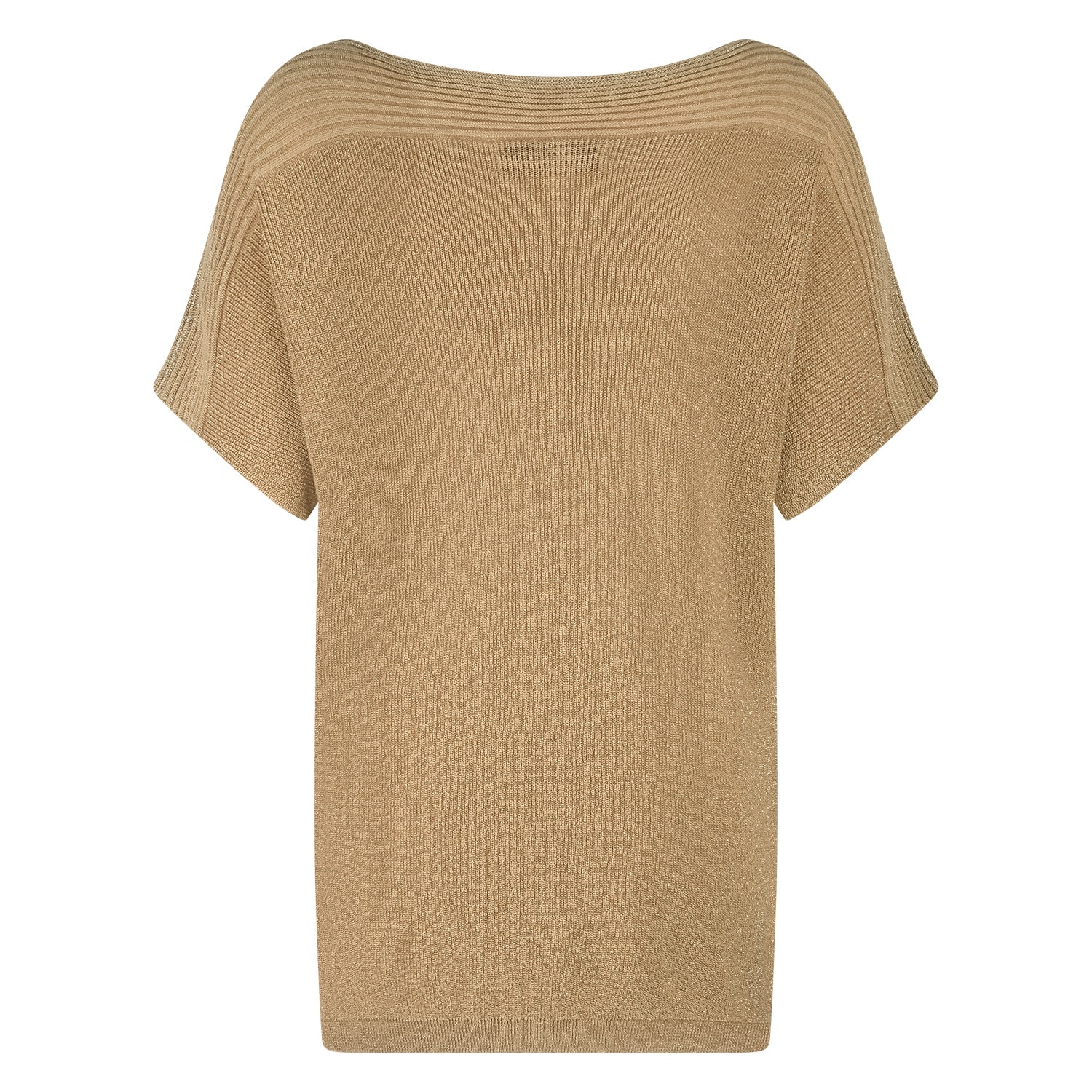 Merla Top Lurex | Camel