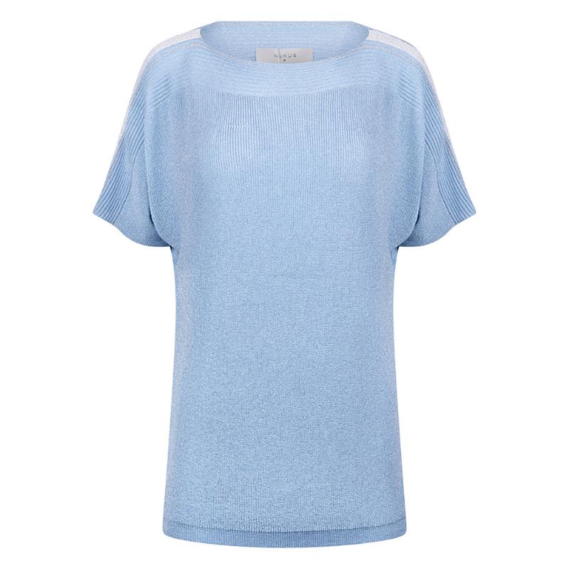 Merla Top Lurex | Cloudy