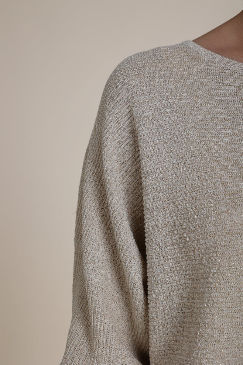 Mila Pullover Batwing Sand