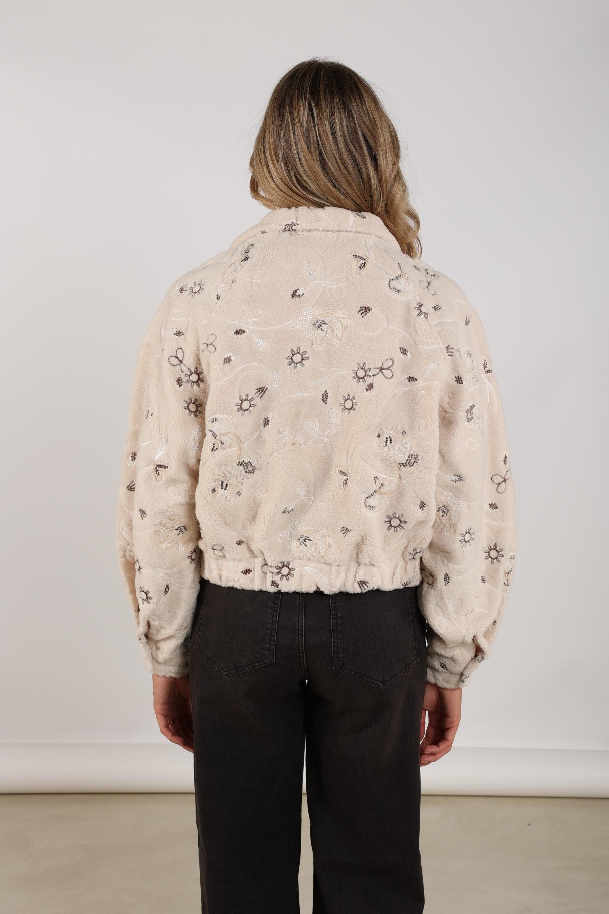 Milou Jacket Embroidery | Sand