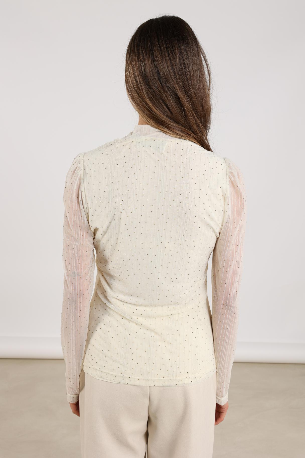 Puck Top Strass | Off White