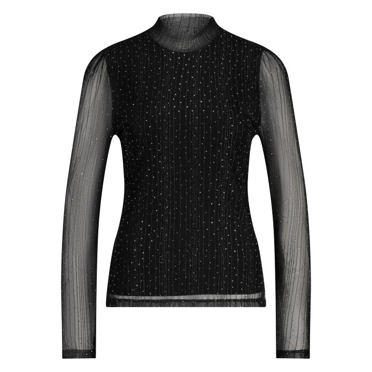 Puck Top Strass | Black