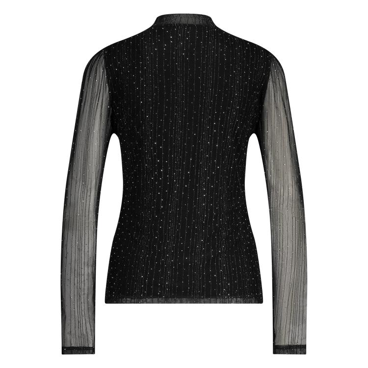 Puck Top Strass | Black