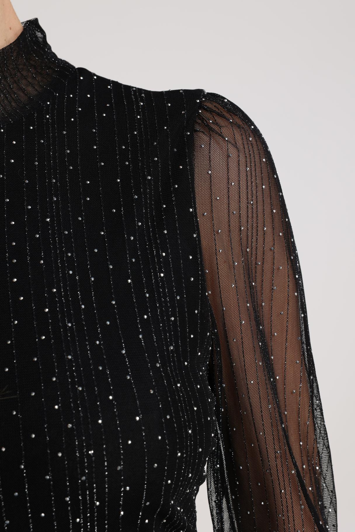 Puck Top Strass | Black