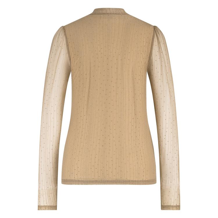 Puck Top Strass | Camel