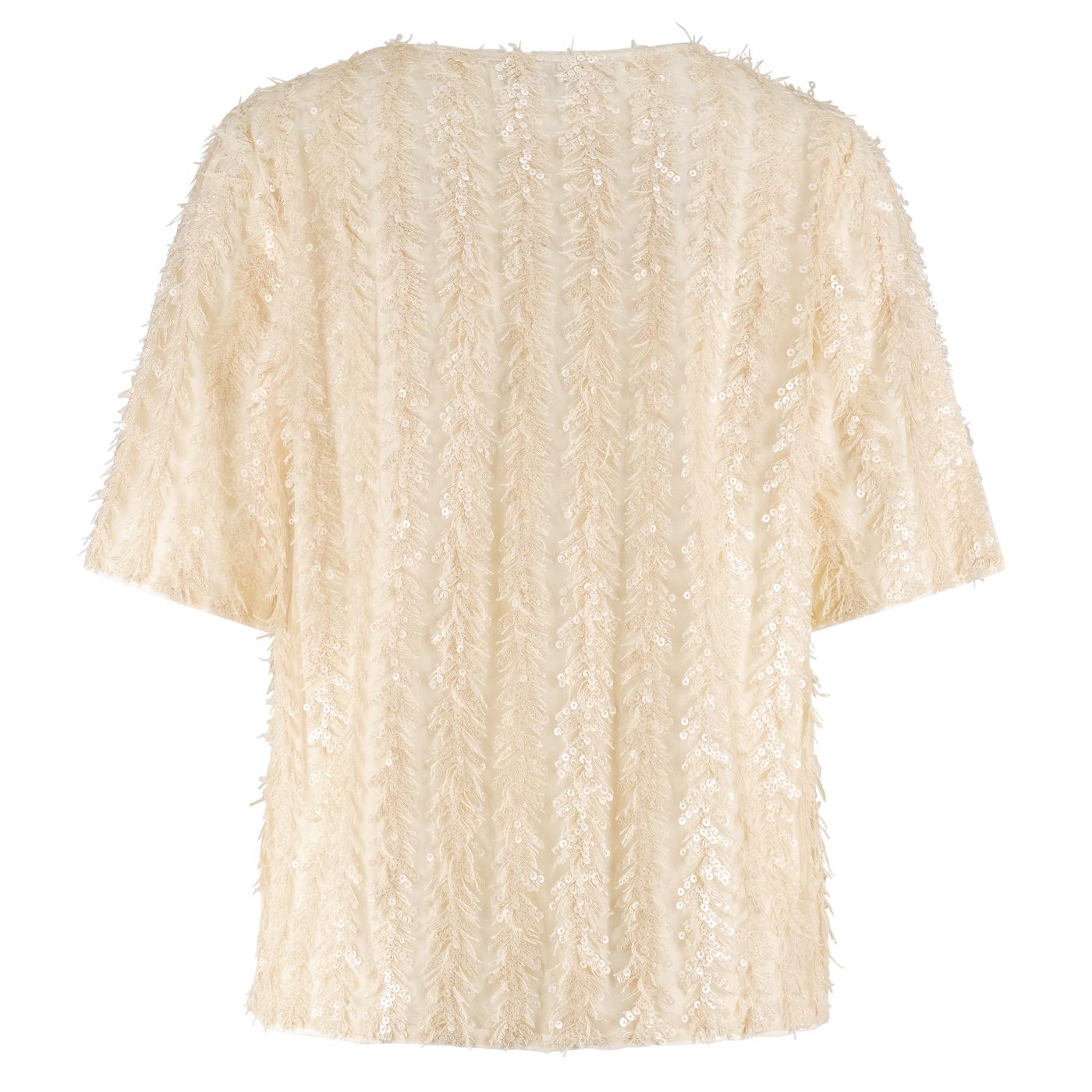 Octavia Top Paillet | Dusty Pink