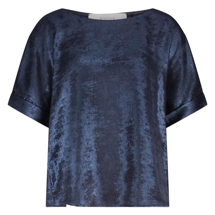Irene Top Shiny | Navy