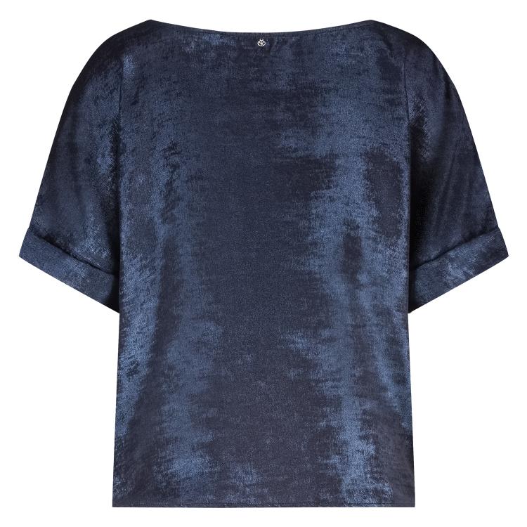 Irene Top Shiny | Navy