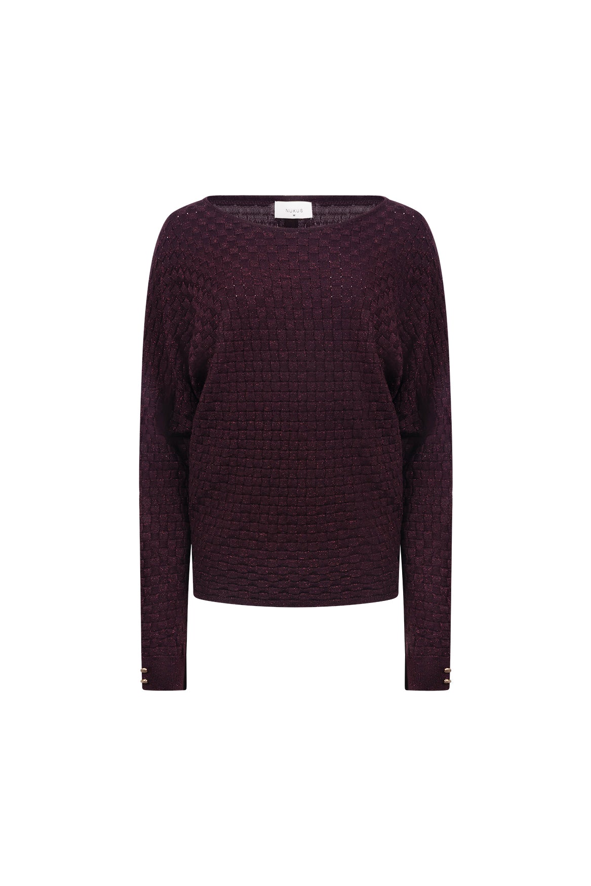 Kento Top Lurex | Cherry