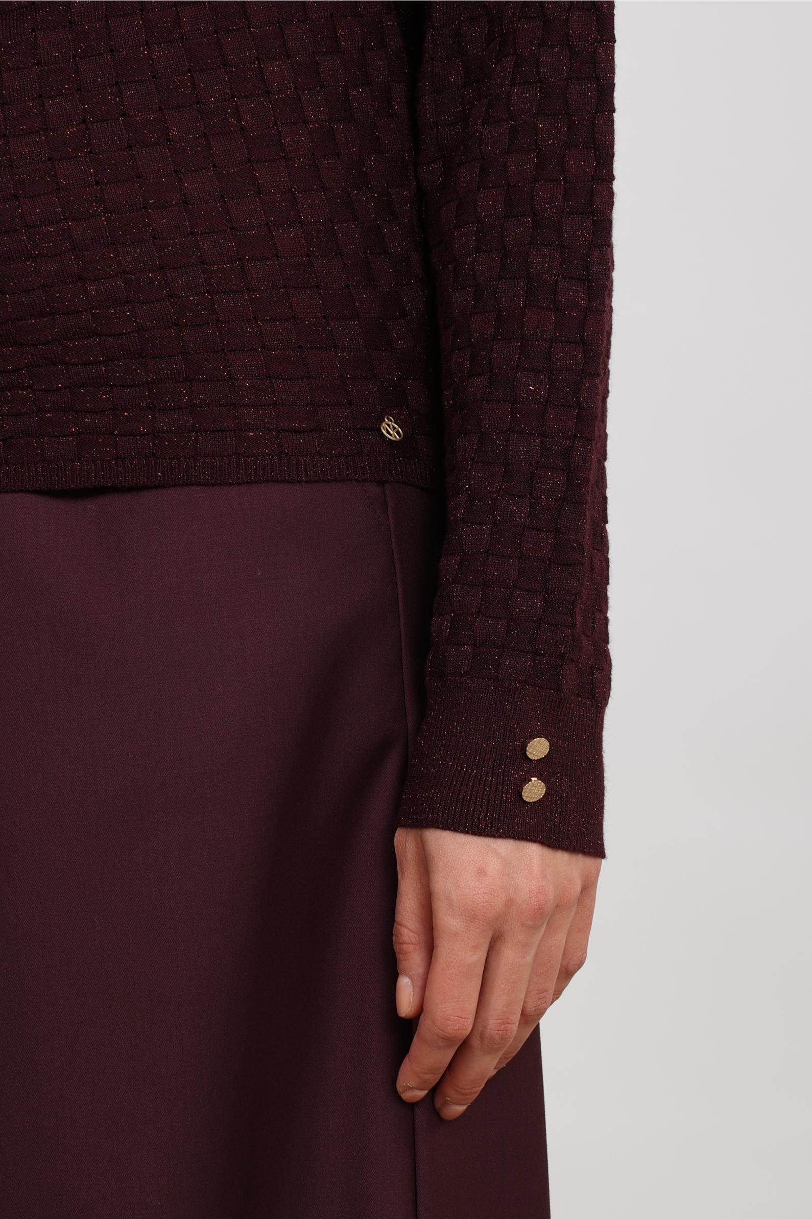 Kento Top Lurex | Cherry
