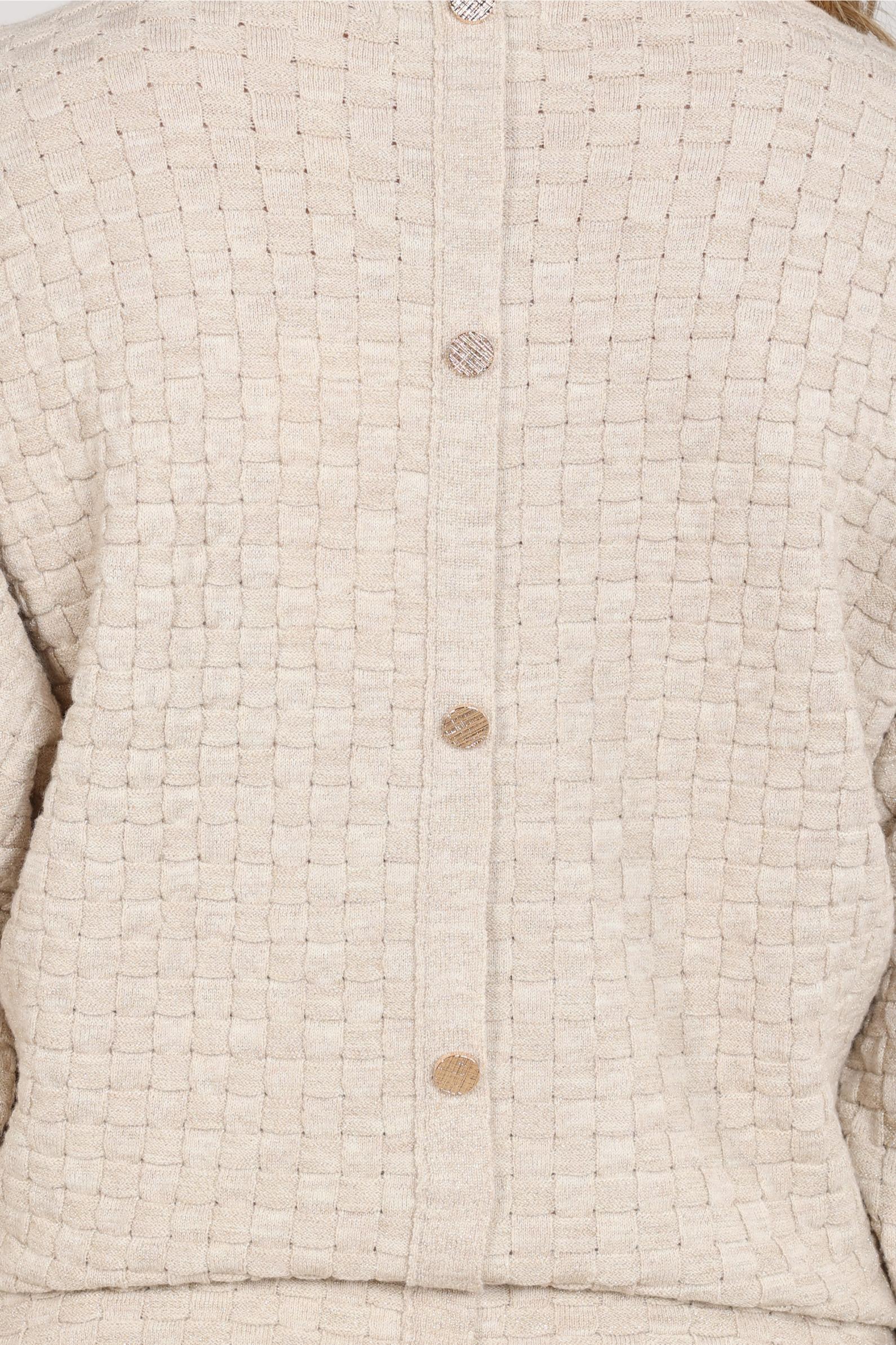 Kento Top Lurex | Sand