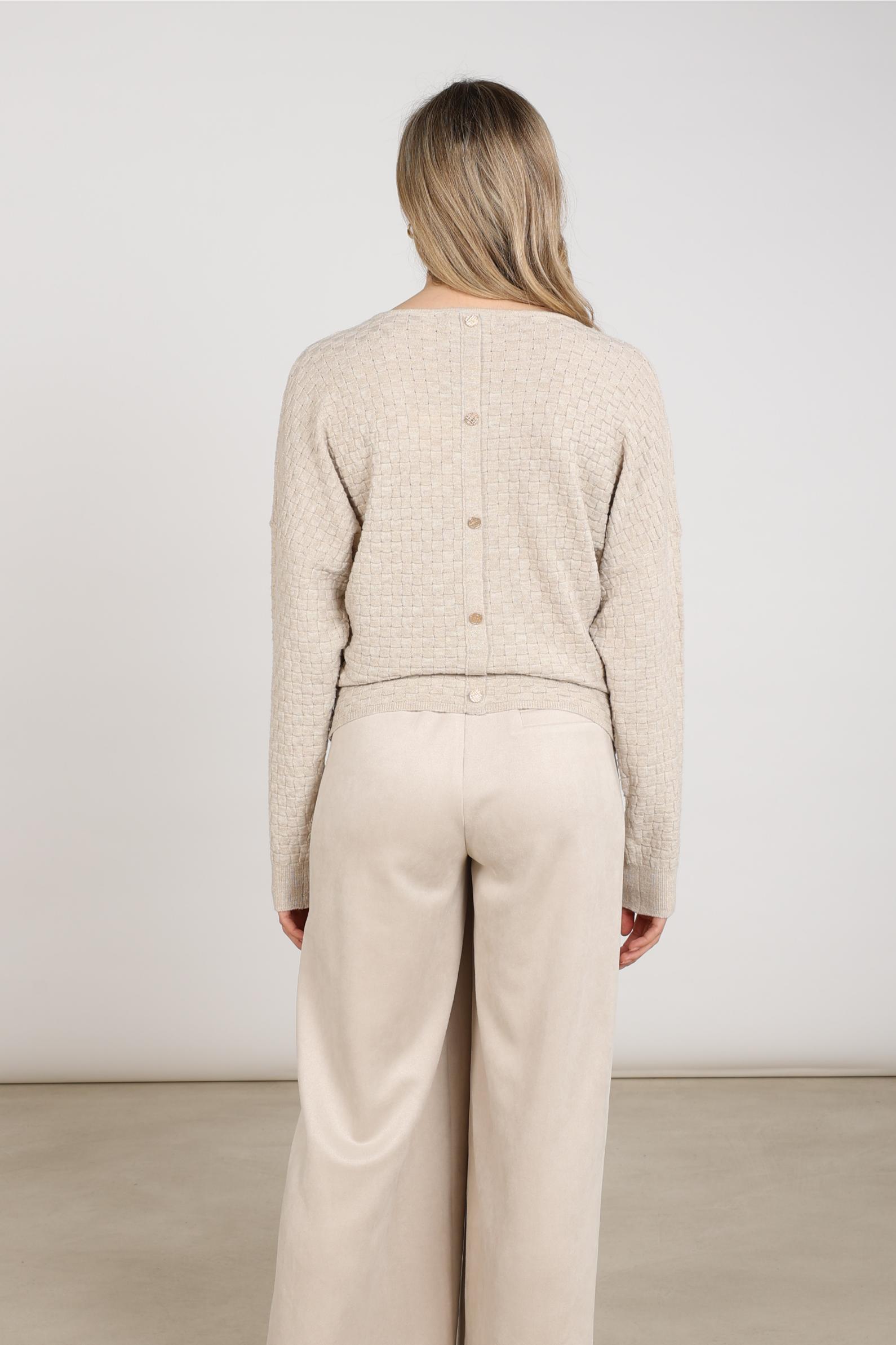 Kento Top Lurex | Sand