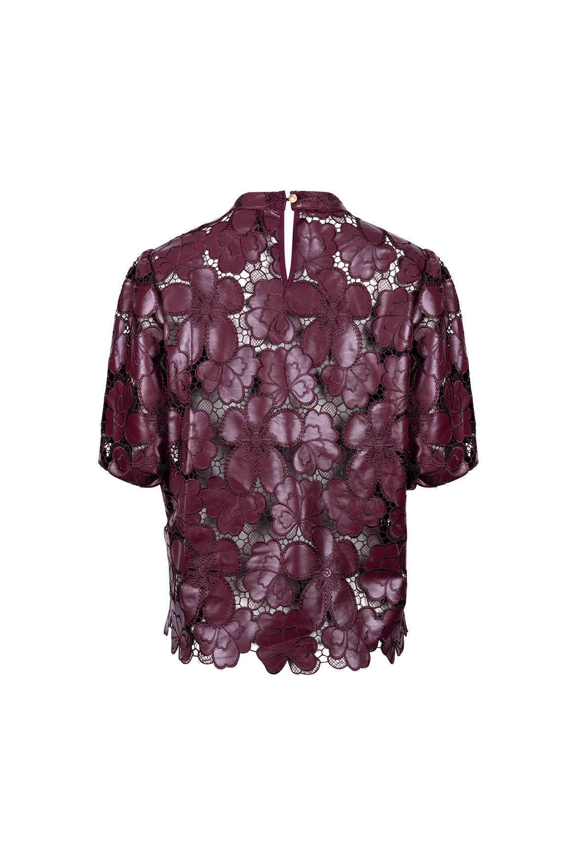 Nicole Top Flower PU | Cherry