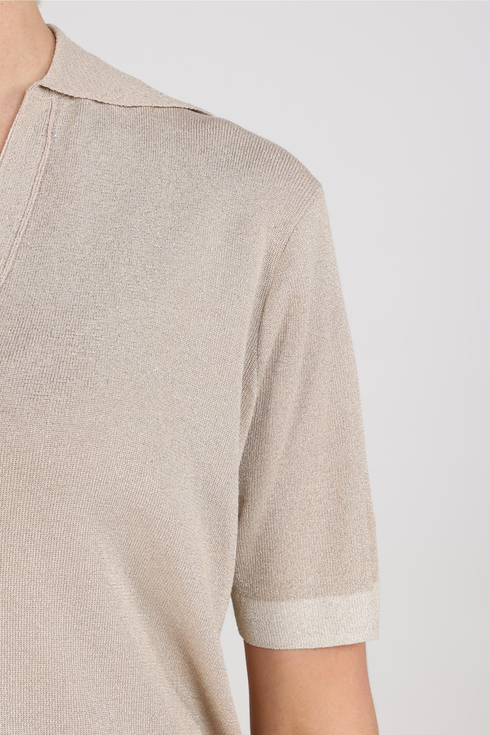 Keelie Top Lurex | Sand