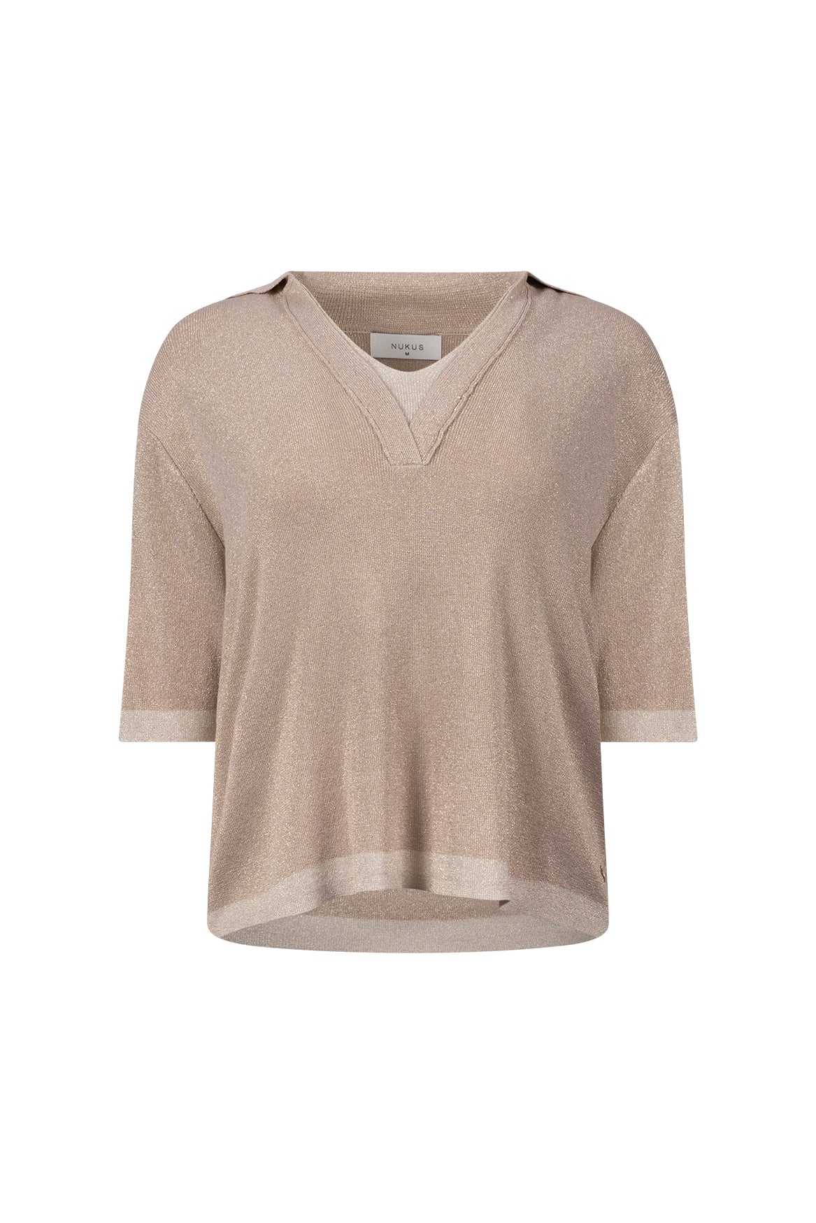 Keelie Top Lurex | Sand