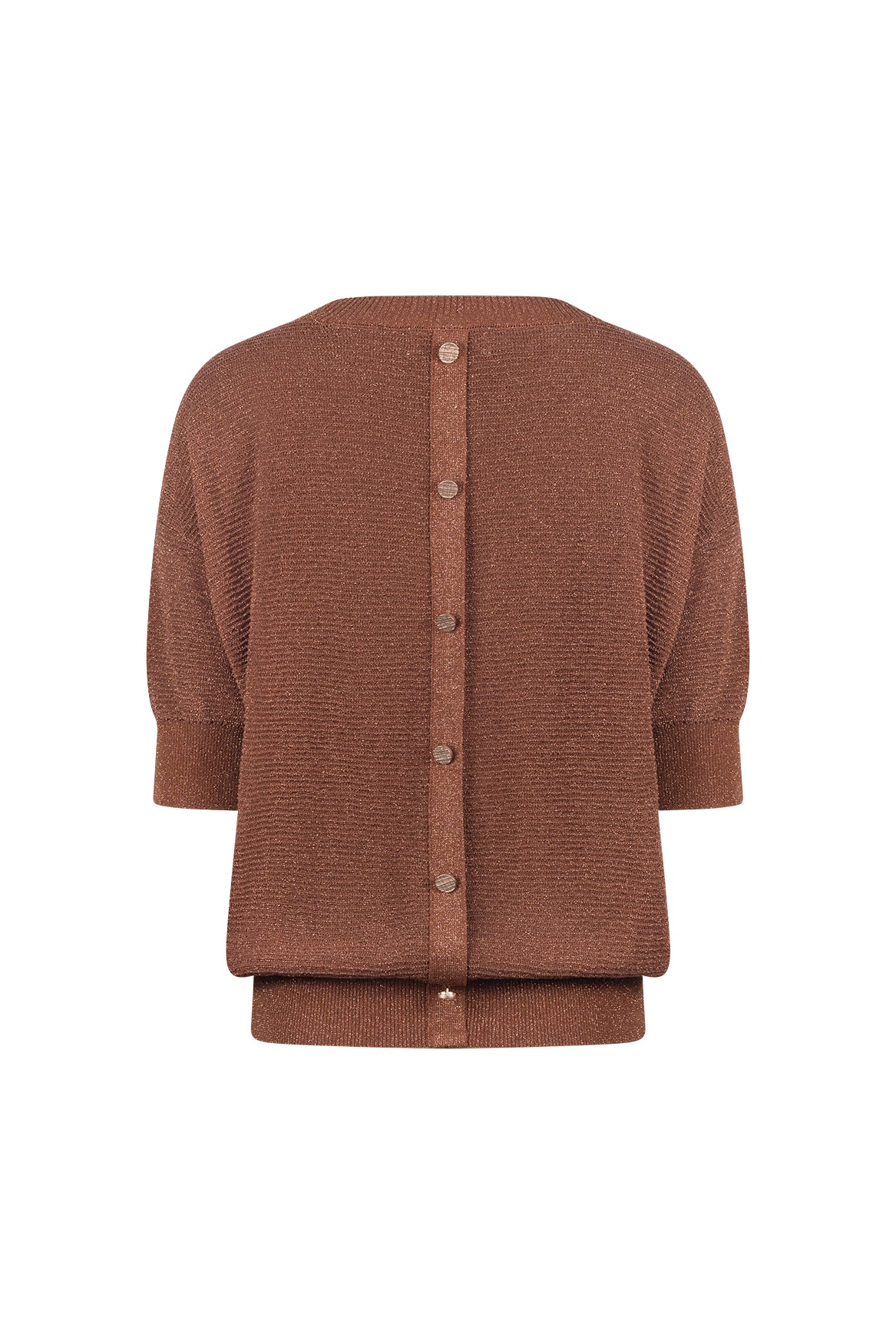 Kinty Top Lurex | Espresso