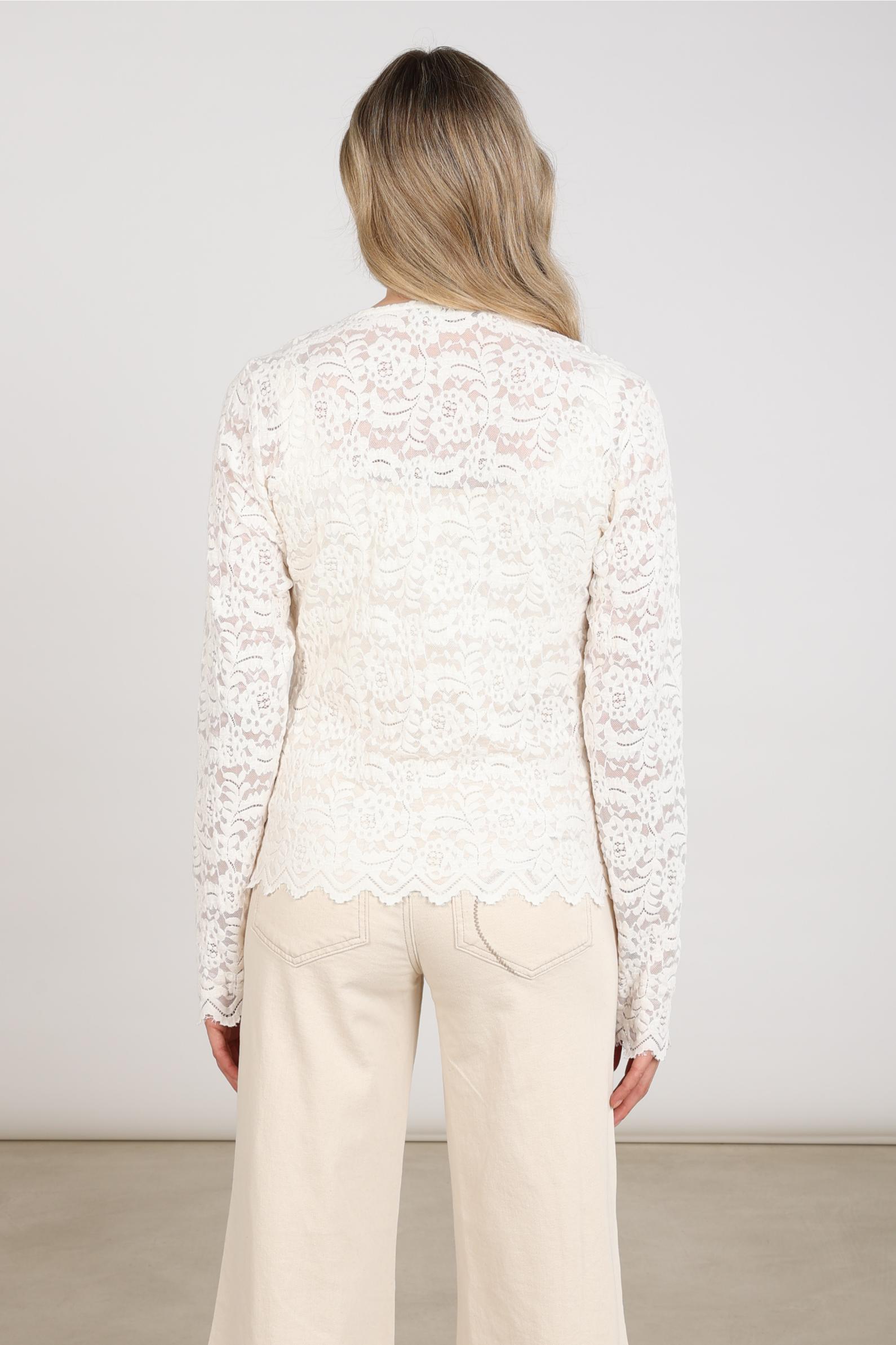 Wies Top Lace | Off White