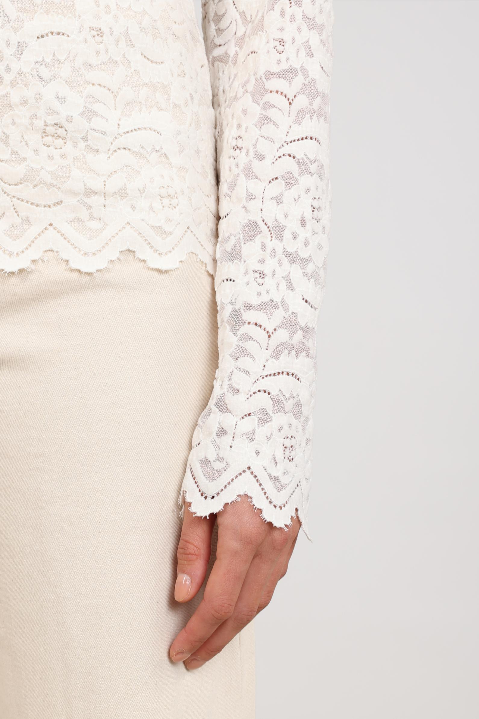 Wies Top Lace | Off White