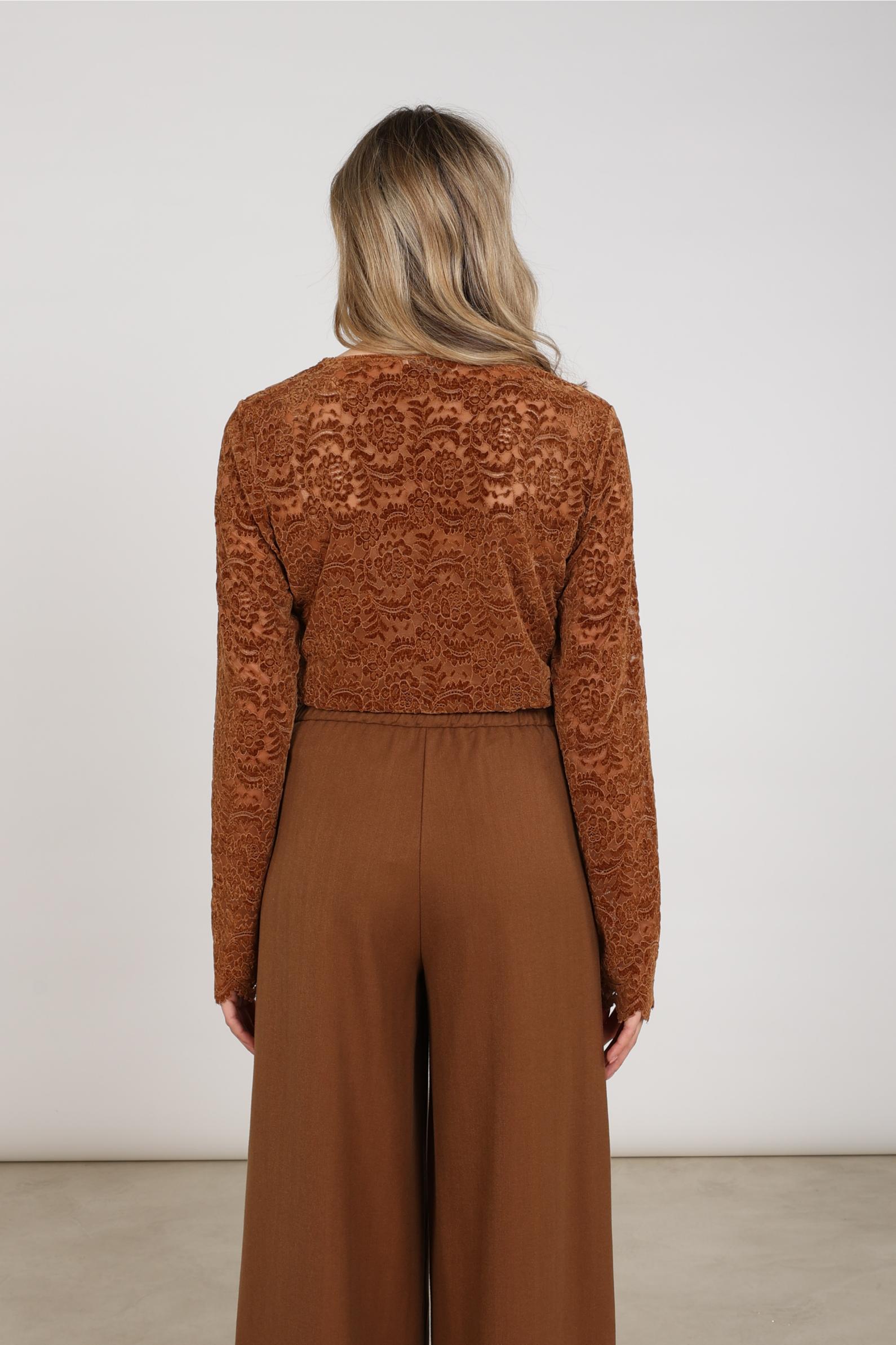 Wies Top Lace | Espresso