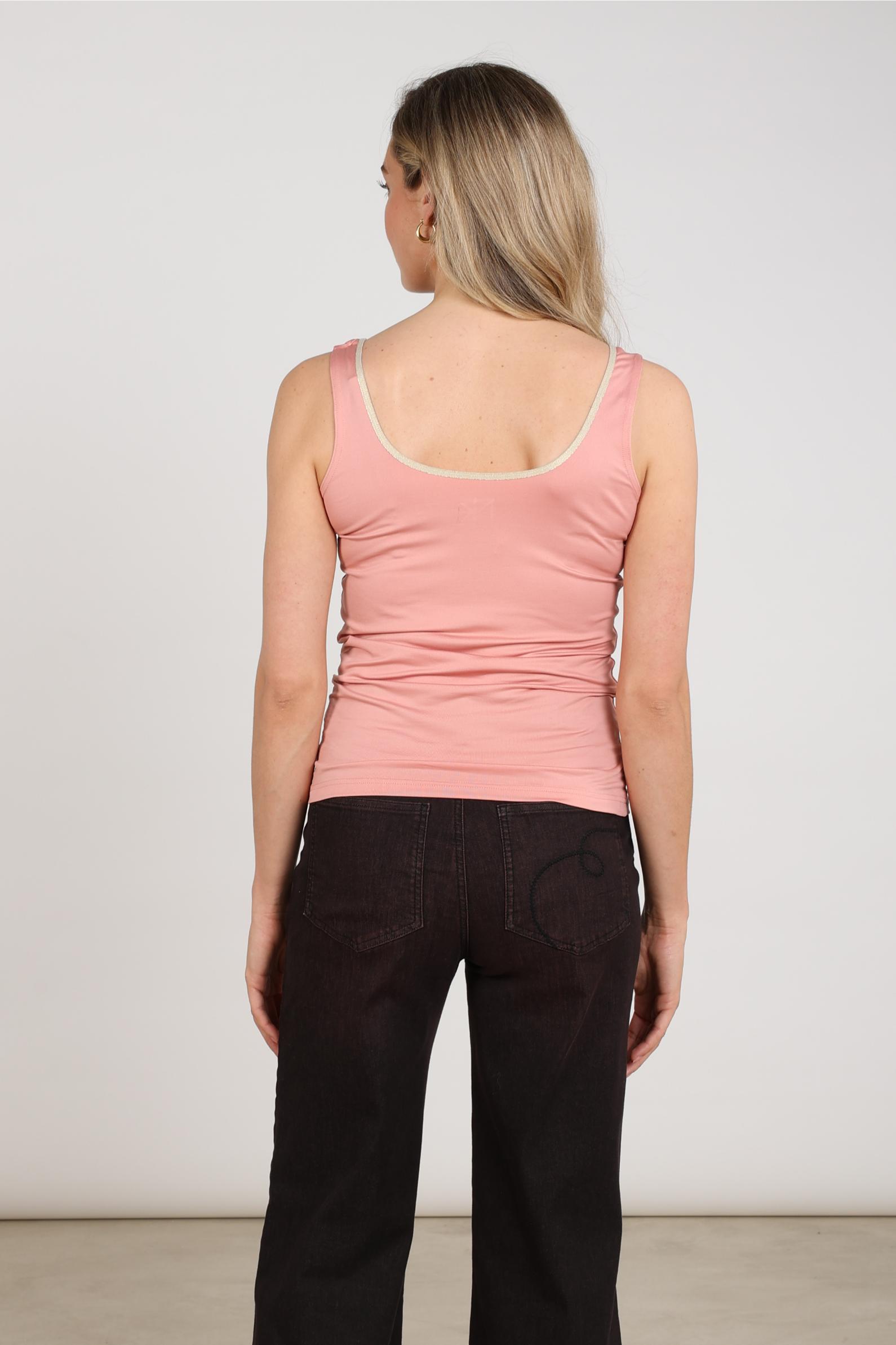 Juba Singlet | Rose/Gold