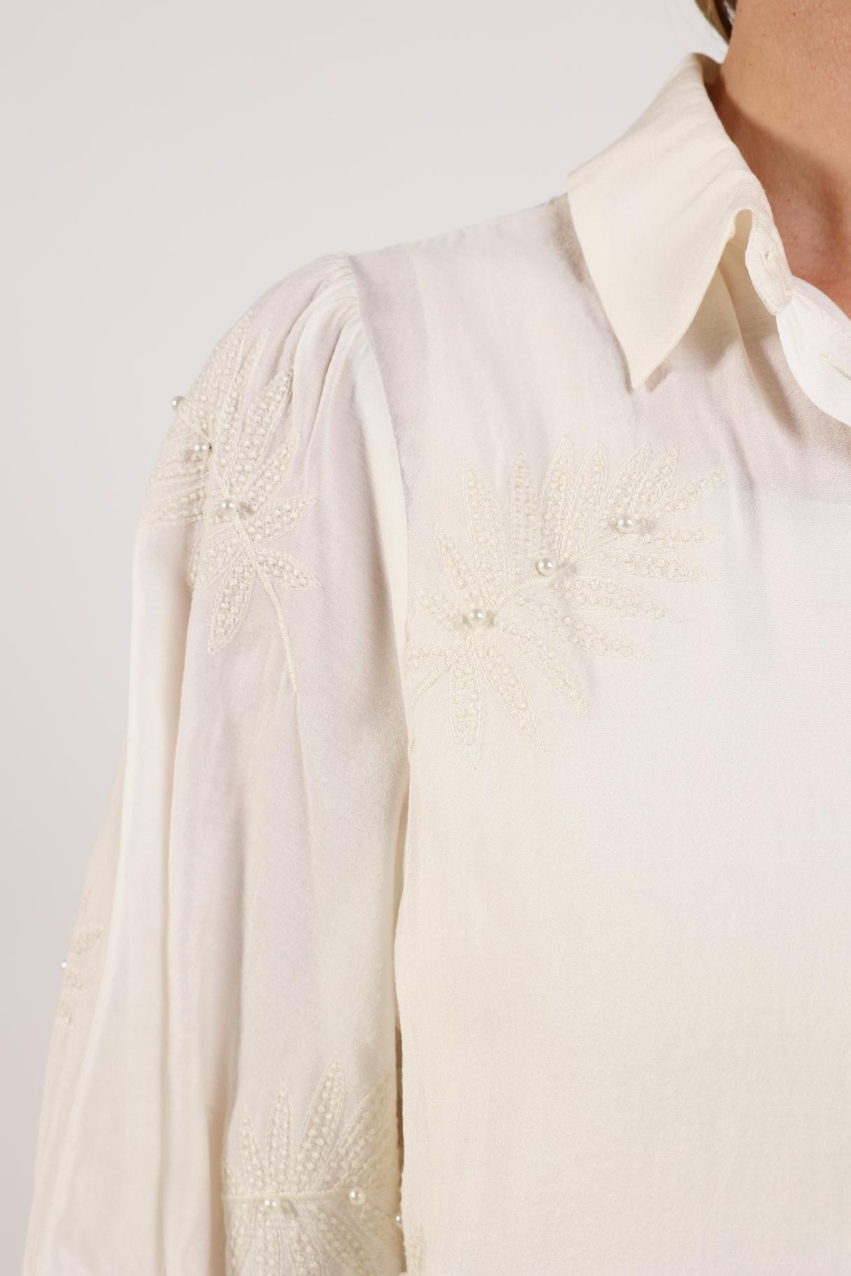 Milanova Blouse Pearl | Off White