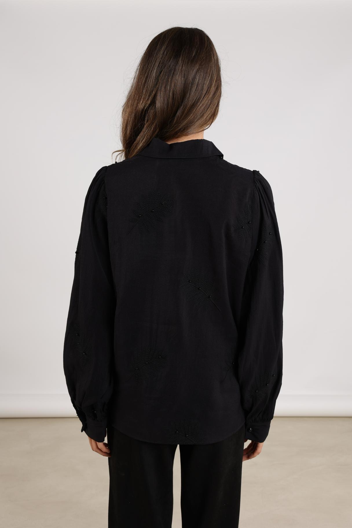 Milanova Blouse Pearl | Black