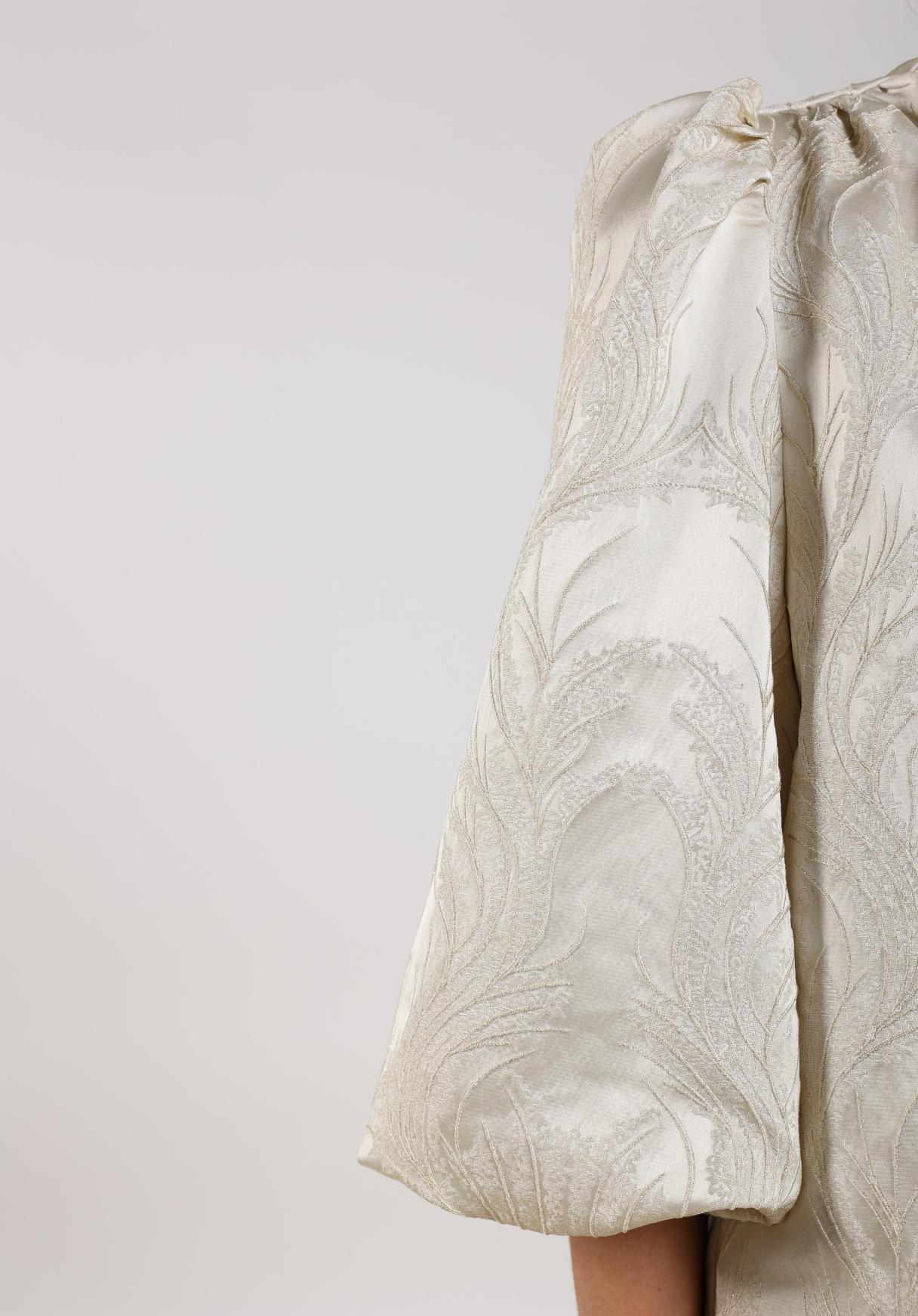 Rosie Blouse Embrodery | Offwhite/Gold