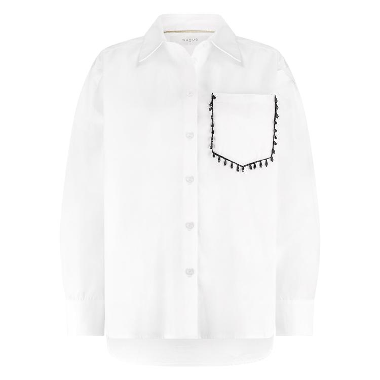 Laure Blouse Embroidery | Off White