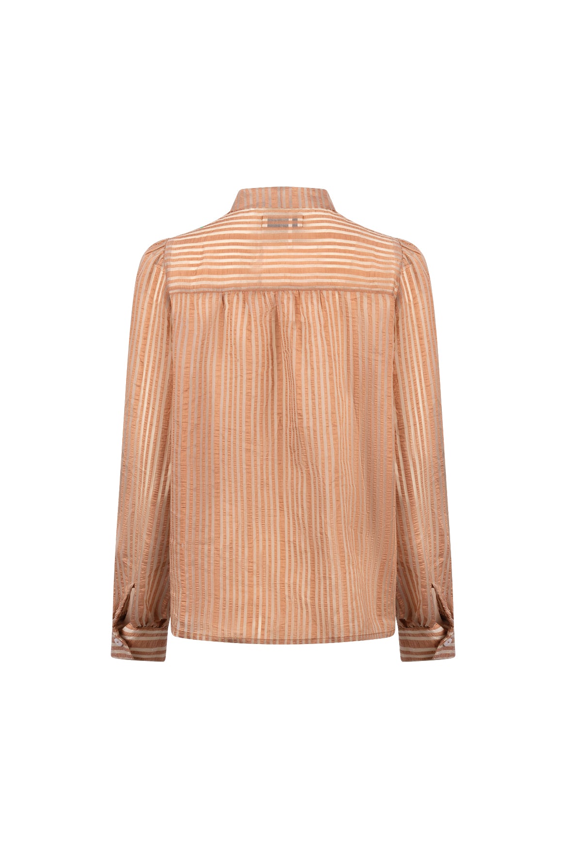 Alberta Blouse Bow Stripe | Toffee