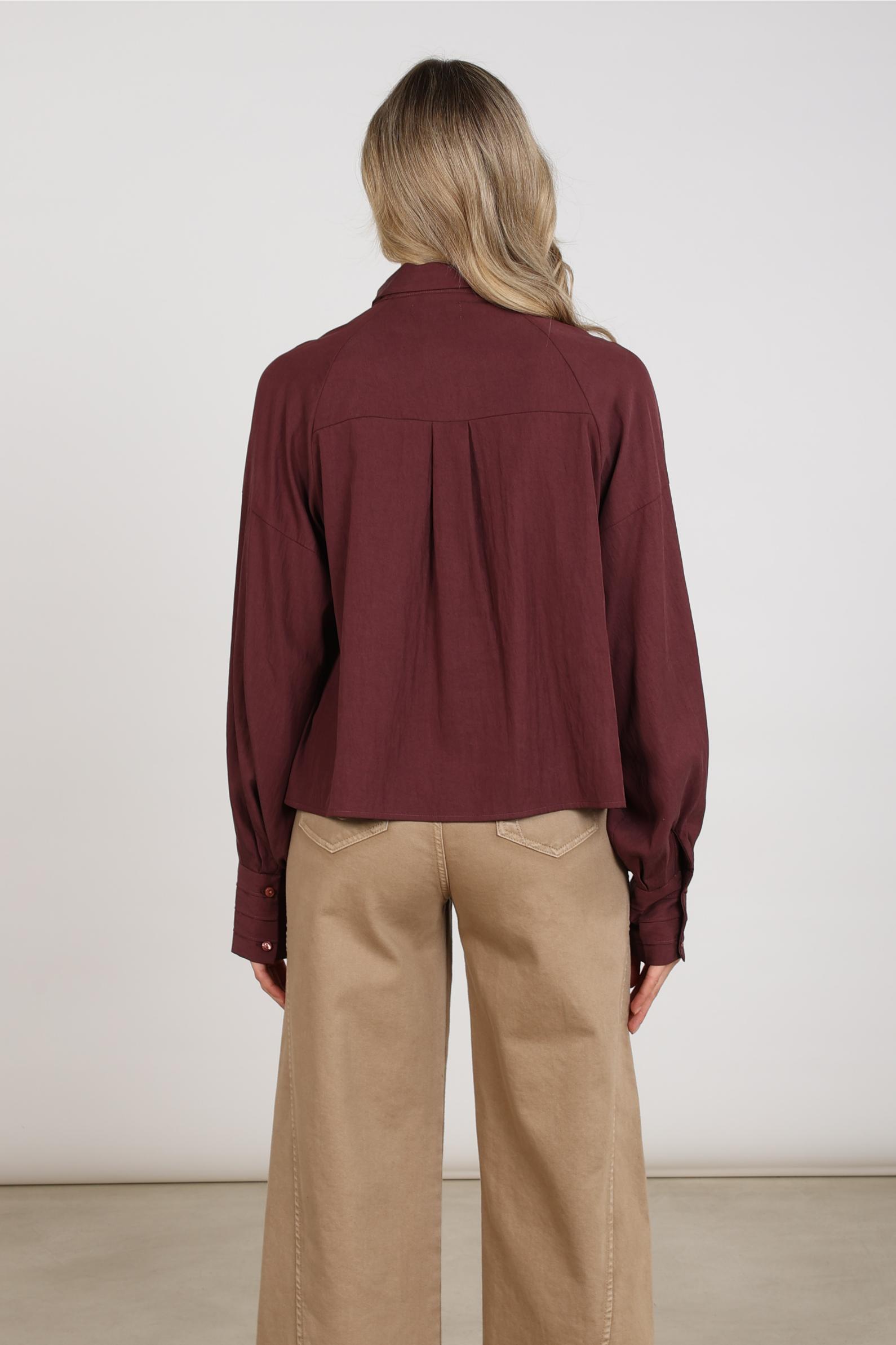 Alexandra Blouse | Cherry
