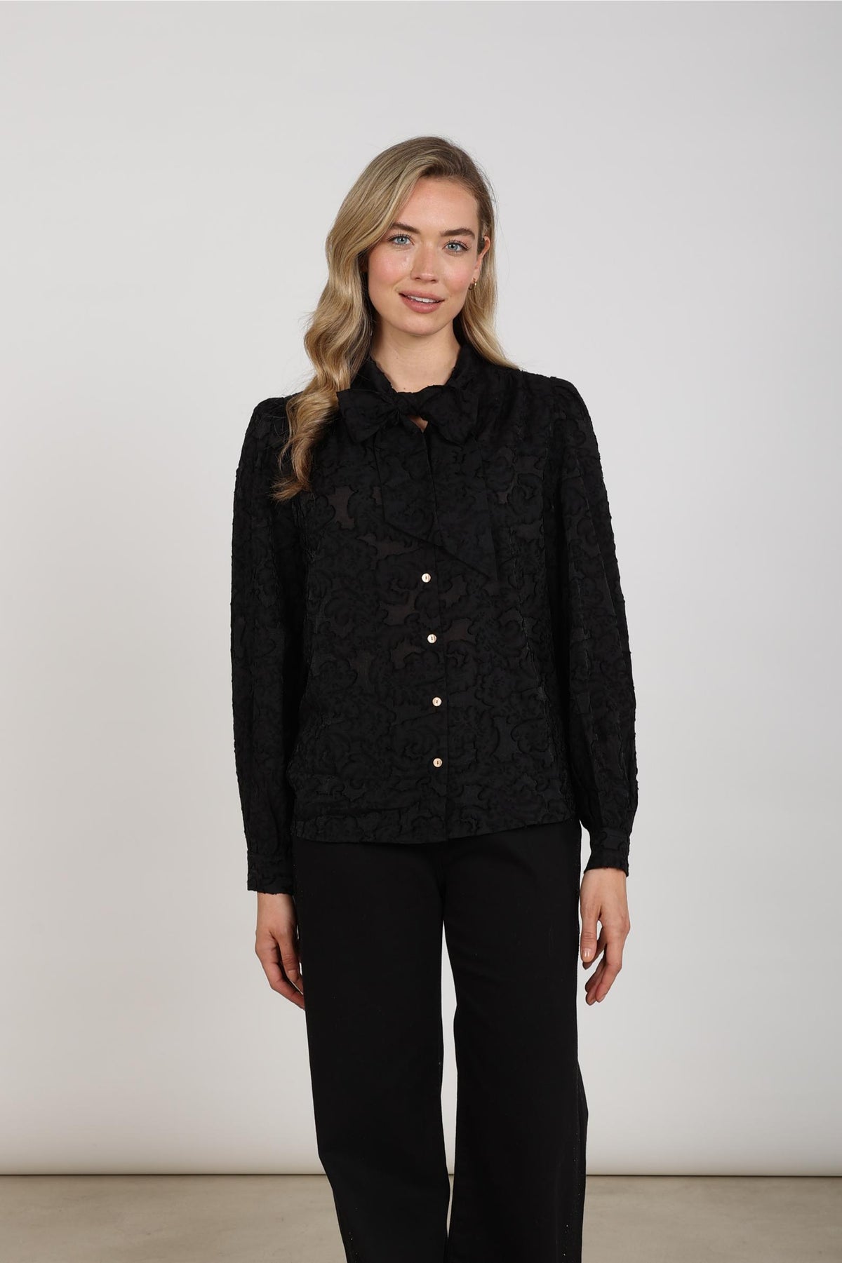 Anissa Blouse Tie | Black