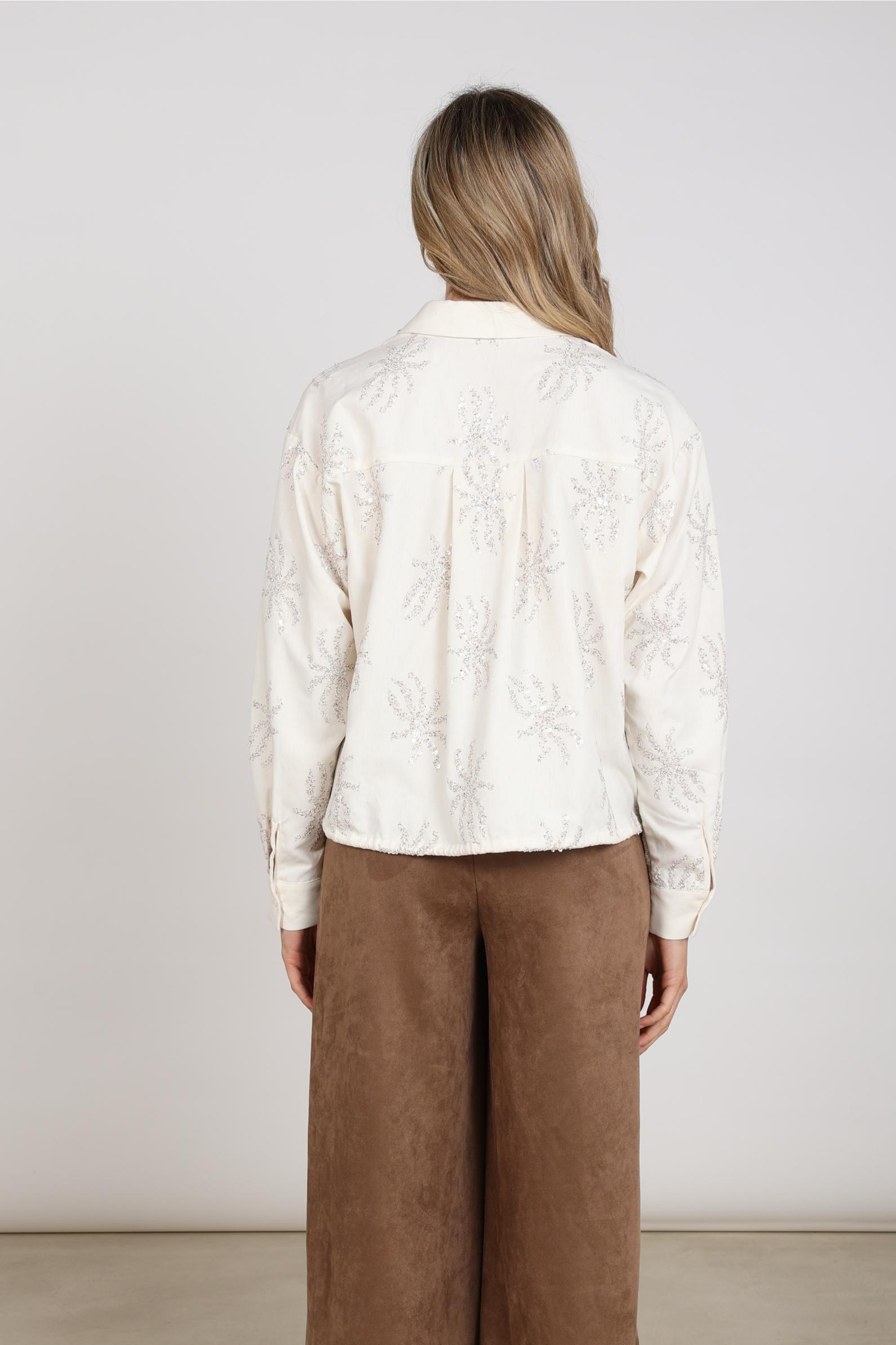 Aster Blouse Paillet | Off White