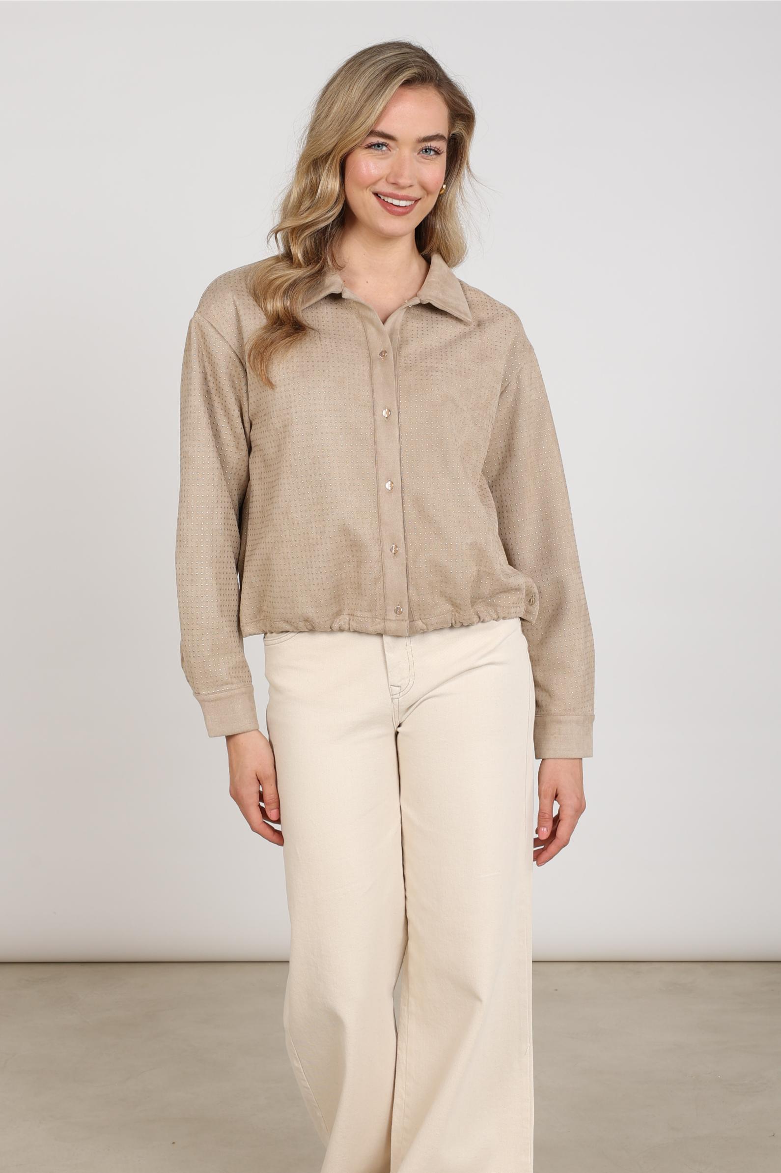 Newport Blouse Studs | Sand/Gold